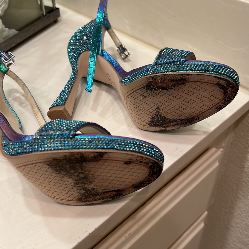 Jessica Simpson Sparkly Mermaid Heels! 🧜‍♀️ - Picture 7 of 7